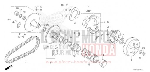 DRIVEN FACE SH125ADL de 2020